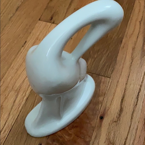 Naaman Israel Heron/Egret White Abstract Fine Porcelain Israel VTG Sculpture - Picture 10 of 10